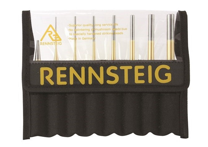 Rennsteig Taper & Parallel Pin Punch Set 8 Piece Set RTP8 punch set Rennsteig