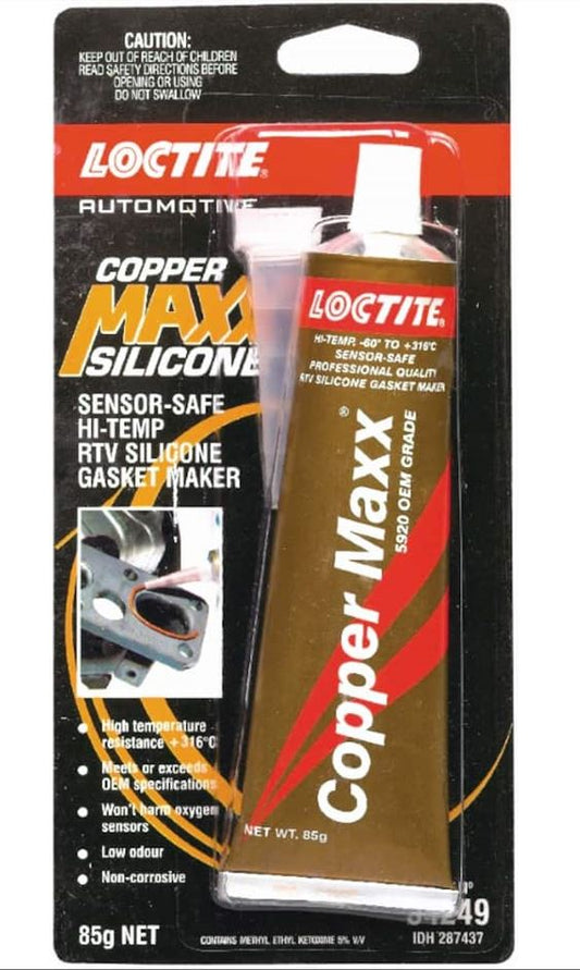 Loctite SI 5920 Copper Maxx Silicone 85gm SI-5920-085G/LOCTITE silicone Loctite