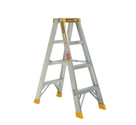 Gorilla Double sided A-frame ladder 1.2m (4ft) Aluminium 180kg Heavy Duty Industrial SM004-HD Pre-Order Ladder Gorilla Hartman Group