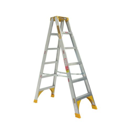 Gorilla Double sided A-frame ladder 1.8m (6ft) Aluminium 180kg Heavy Duty Industrial SM006-HD Pre-Order Ladder Gorilla Hartman Group