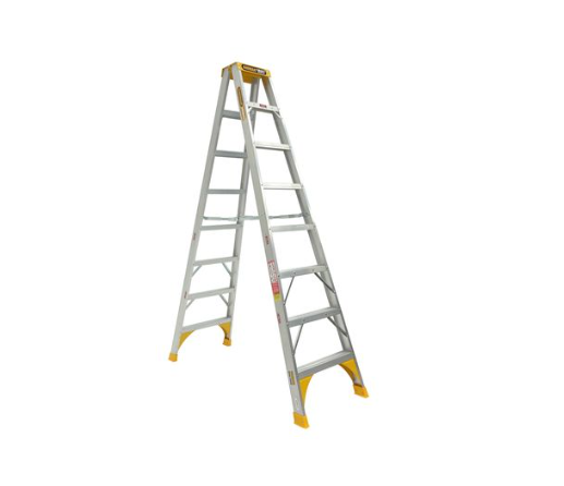 Gorilla Double sided A-frame ladder 2.4m (8ft) Aluminium 180kg Heavy Duty Industrial SM008-HD Pre-Order Ladder Gorilla Hartman Group