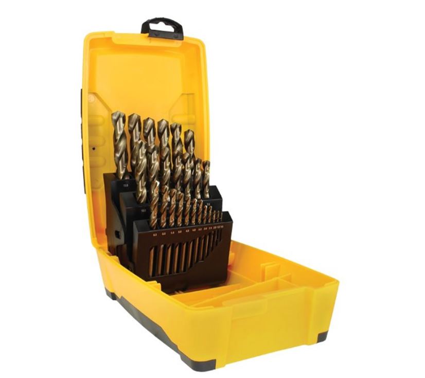 Alpha 25 Piece Alpha Cobalt Metric Tuffbox Drill Set SM25CO Drill Bit Alpha