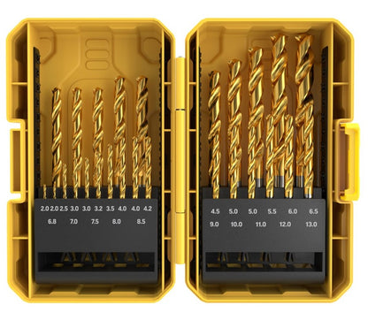 Alpha 26 Piece Alpha Gold Series Site Ready Metric Tuffbox Pro Drill Set SM26TP Drill Sets Alpha