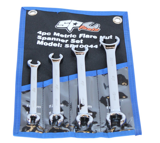 SP Tools Flare Nut Spanner Set - Metric 4pc SP10044 Spanner Set SP Tools