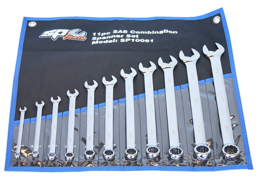 SP Tools Combination ROE Spanner Set - SAE 11pc SP10061 Spanner Set SP Tools