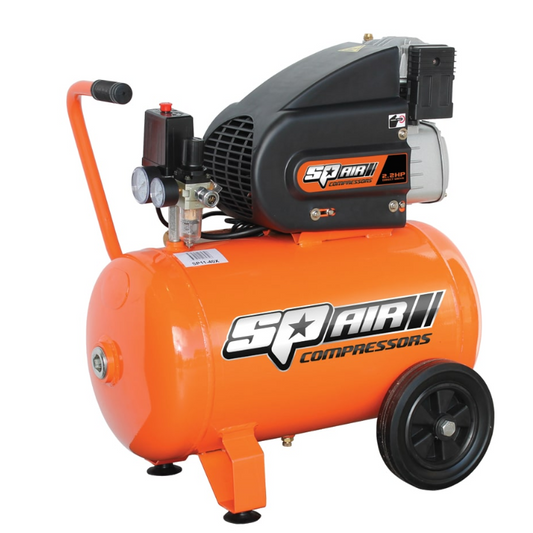 SP Tools Air Compressor - Portable Traditional Style - 2.Hp SP11-40X Pick Up In Store Compressor SP Tools