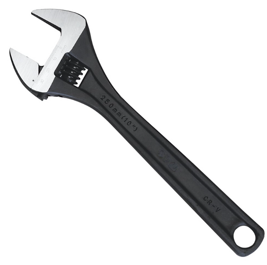 SP Tools Adjustable Wrench Wide Jaw Premium Black 200mm SP18063 wrench SP Tools