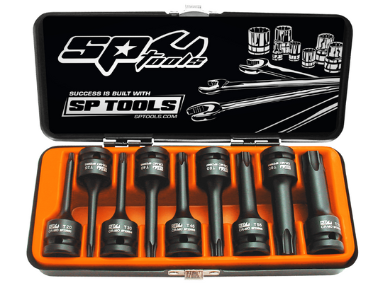 SP Tools 1/2"Dr Impact Socket Set - Torx - 9pc SP20380 Socket Set SP Tools