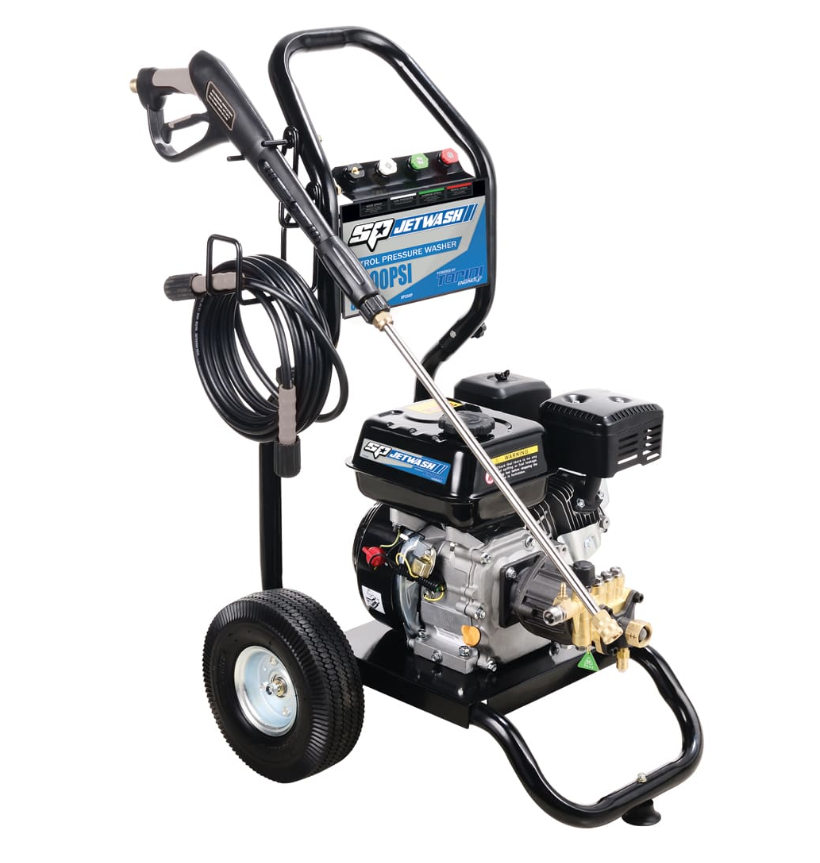 SP Jetwash Pressure Washer - Petrol Domestic - 2500PSI - 9.7LPM 5.5HP SP250P Pick Up In Store Pressure Cleaner SP Tools