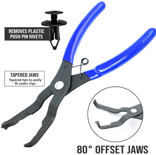 SP Tools Trim Clip Pliers 80° Offset Jaws SP30878 Plier and Cutters SP Tools