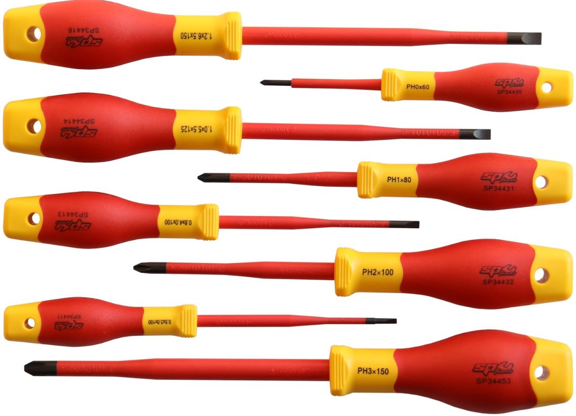 SP Tools Vde Insulated Electrical Screwdriver Set 8pc SP34041 screwdriver SP Tools