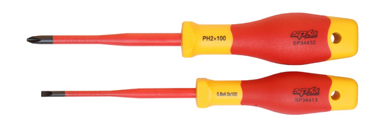 SP Tools VDE Insulated Electrical Screwdriver Set 2pc SP34043 screwdriver SP Tools