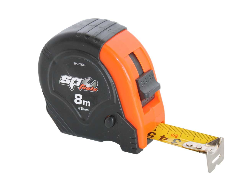 SP Tools Tape Measure 8m SP35200 Tape Measure SP Tools