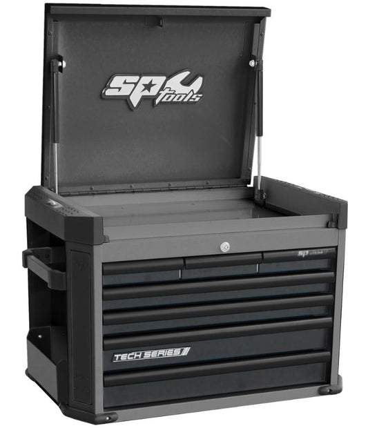 SP Tools Tech Series Tool Box 7 Drawer Diamond Black SP42205D Toolbox SP Tools