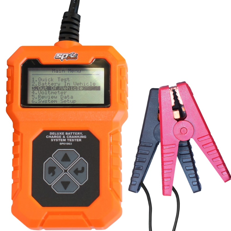 SP Tools Battery, Charge & Cranking System Tester Deluxe SP61063 Battery Charger SP Tools