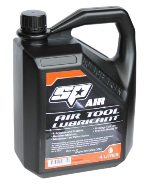 SP Tools Air Tool Lubricant 500ml 1L or 4L SPAO1000 SPAO4000 SPAO500 Oil SP Tools 4 Litre