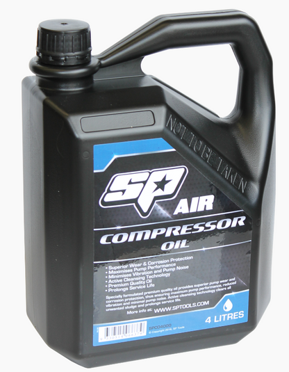 SP Tools Compressor Oil 1Ltr or 4 Ltr SPCO1000 SPCO4000 Oil SP Tools 4 Litre