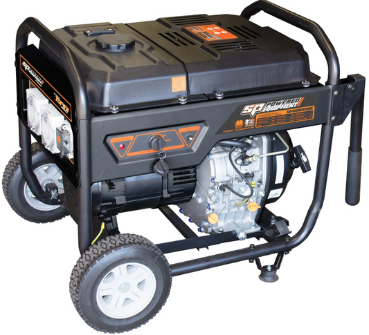 SP Tools Construction Series Generator - 10HP Diesel 6.8VA SPGD6800E Pre-Order Now Generator SP Tools