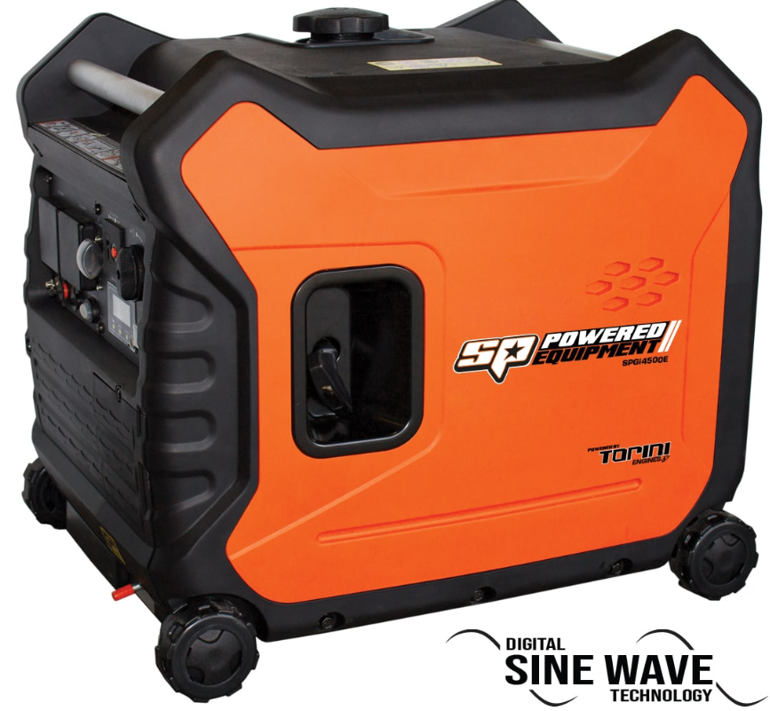 SP Tools Inverter Generator – 4500W - Super Quiet SPGI4500E Pre-Order Now Generator SP Tools