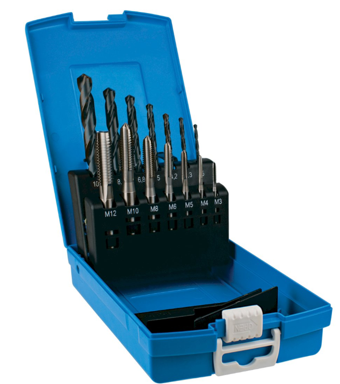 Sutton Straight Flute Tap & Drill Set Tap T385 Metric 14 Pce T3850014 Sutton Sutton Tools