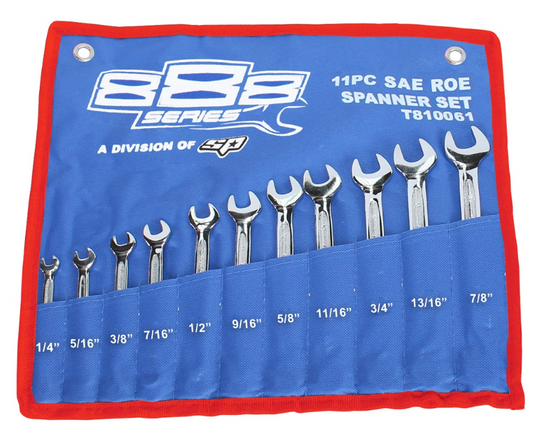 SP Tools 888 Series Roe Spanner Set Metric 11pc T810061 Spanner Set SP Tools