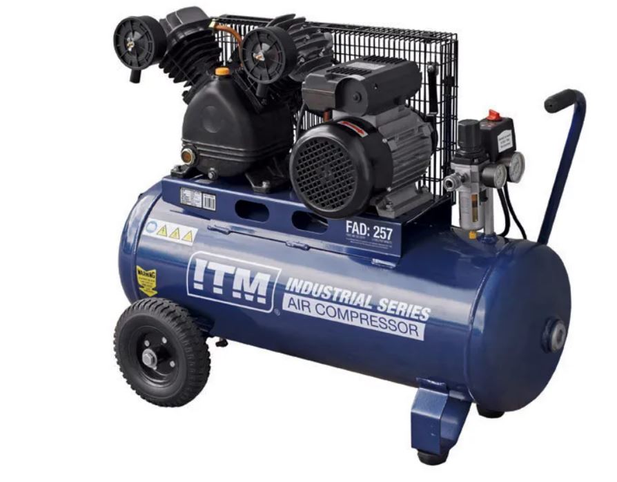 ITM Air Compressor, Belt Drive, 2.5hp 60ltr Fad 257l/Min TM351-25060 Pick Up In Store Compressor ITM