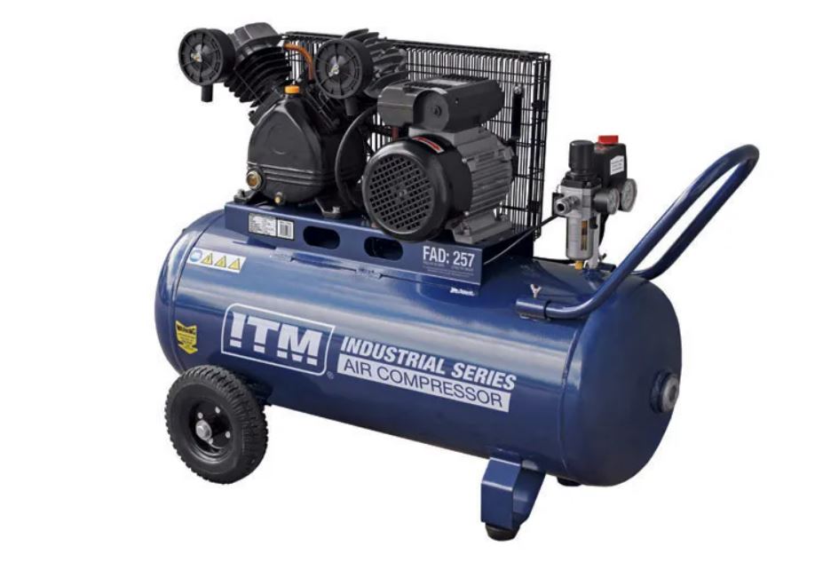 ITM Air Compressor, Belt Drive, 2.5hp 90ltr Fad 257l/Min TM351-25090 Pick Up In Store Compressor ITM