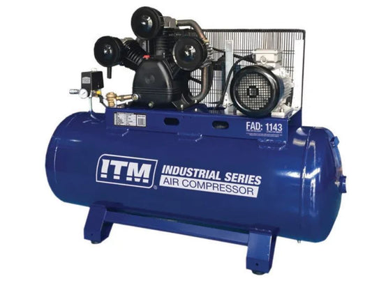 ITM Air Compressor, Belt Drive Stationary 3 Phase, 10 hp 270ltr Fad 1143 L/Min TM353-10270 Pick Up In Store Compressor ITM