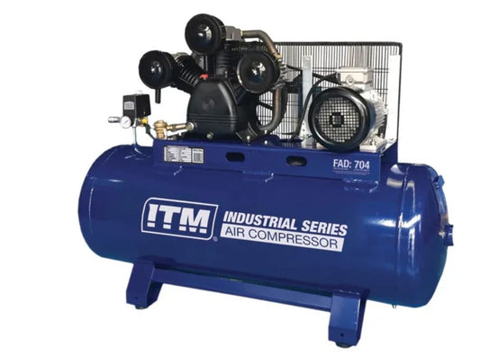 ITM Air Compressor, Belt Drive Stationary 3 Phase, 7.5hp 270ltr Fad 704 L/Min TM353-75270 Pick Up In Store Compressor ITM