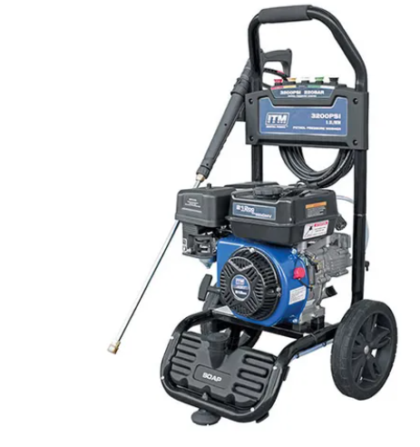 ITM Petrol Pressure Washer 3200Psi 9.5L/Min TM540-3200 Pressure Washer ITM