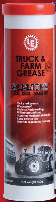 Almatek Truck & Farm Winter or Summer 450gm Tube LE 1233A LE 1235A grease Almatek