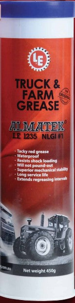 Almatek Truck & Farm Winter or Summer 450gm Tube LE 1233A LE 1235A grease Almatek