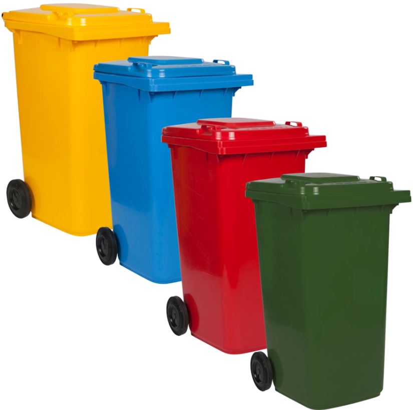 Wheelie Bin 240L Assorted Colors Pick Up In Store Rubbish Bin Richmond Rolling Solutions