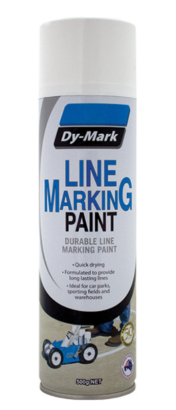 Dy-Mark Line Marking White Aerosol 500gm 41015011 Dy-Mark Dy-Mark