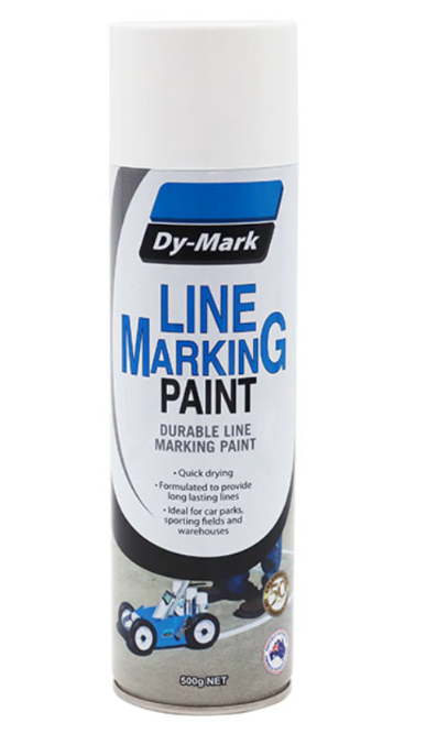 Dy-Mark Line Marking Hand Actuator White Aerosol 500gm 41035011 Pick Up In Store Dy-Mark Dy-Mark