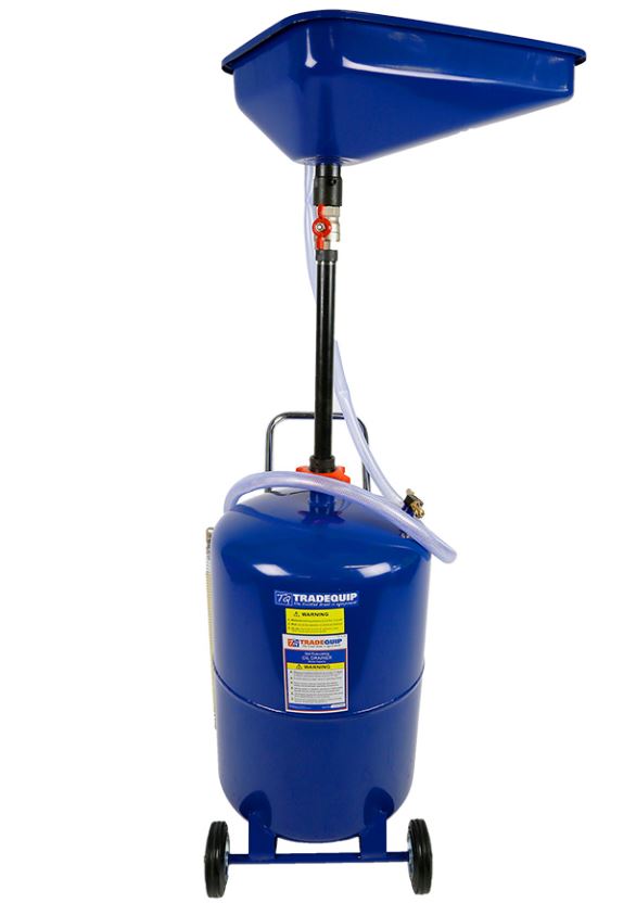 TQB Oil Drainer Self Evacuating 65litre-1046T Pick Up In Store Oil Drainer TQB Trade Quip