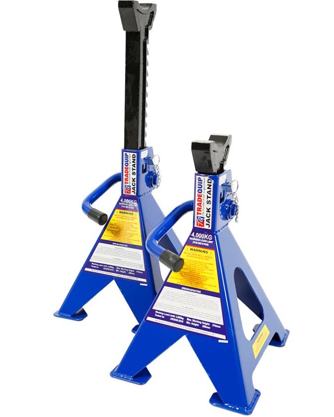 TQB Jack Stands Ratchet 4,000kg (Pair) 1148T Pick Up In Store Jack Stand TQB Trade Quip