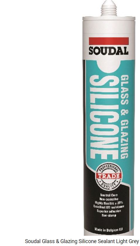 Soudal Trade Glass and Glazing Silicone 300ml Box of 12 Pick Up In Store silicone Soudal