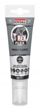 Soudal T-Rex Flex Bright White 125ml 132602 Adhesive Soudal