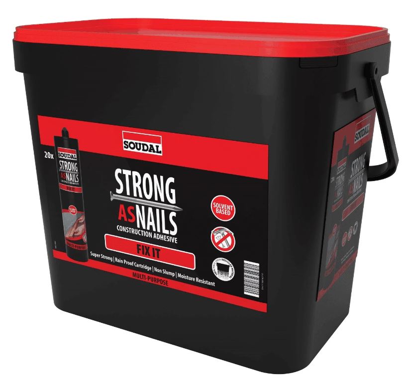 Soudal Strong As Nails FIX IT 350gms Grab & Go Pack 20 TUBES Bulk Buy 144904 Pick Up In Store Adhesive Soudal