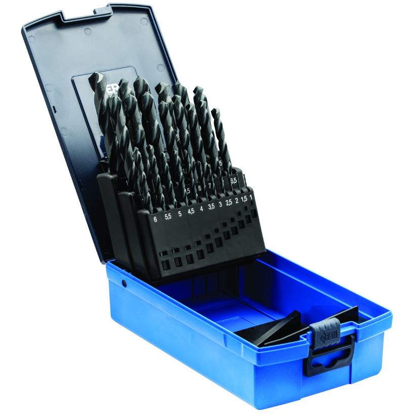 PFERD 25 Piece High Speed Steel HSSG Drill Bit Set Metric 1-13mm 25203702 drill set Pferd