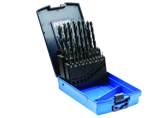 PFERD 29pc Drill Bit Set Imperial HSSG STEEL Sizes 1/16" - 1/2" 25204035 Drill Sets Pferd