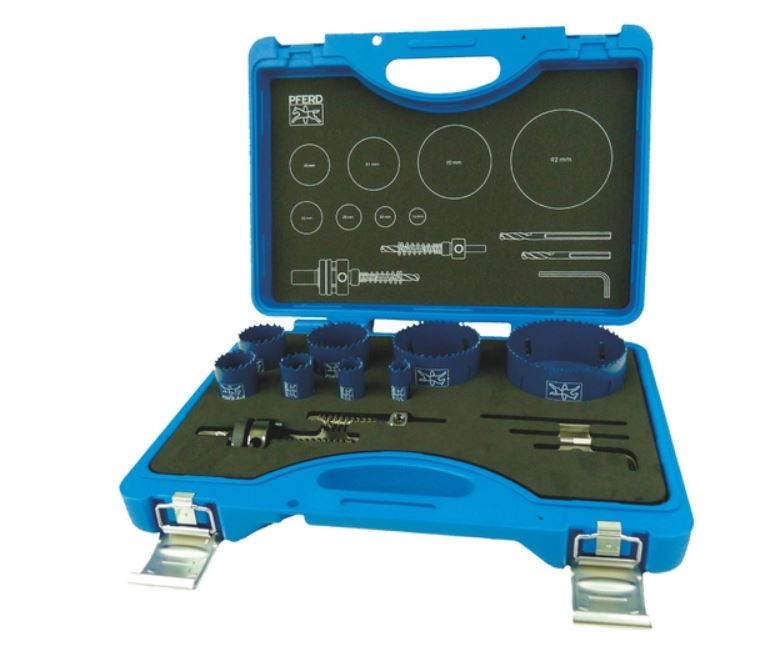 PFERD 13pc Bi-Metal Electricians Hole Saw Set LS-SO 9 E-1 25900910 Holesaws Pferd