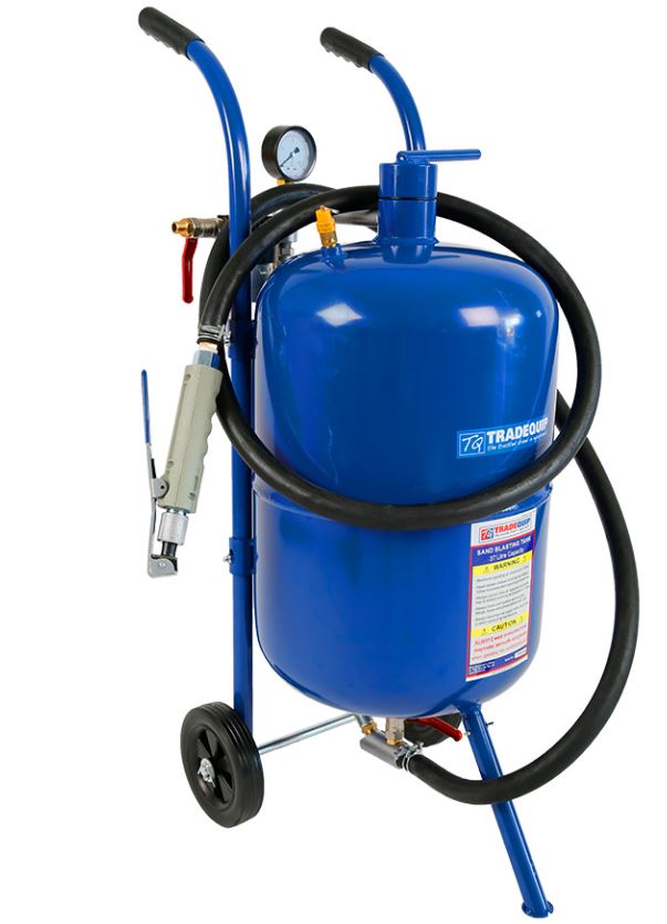 TQB Mobile Sand Blasting Kit 37 litre 3008 Pick Up In Store Sand Blaster TQB Trade Quip