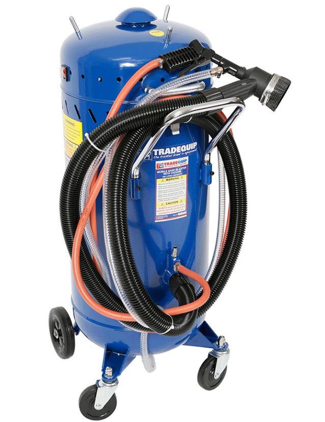 TQB Mobile Blasting Kit 105 Litre with Vacuum 3033T Pick Up In Store Blasting Kit TQB Trade Quip