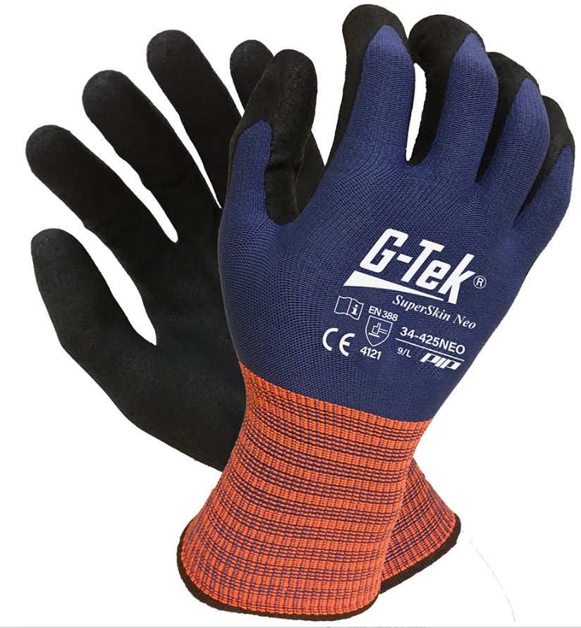 Paramount G-Tek Superskin Neo Skin Contouring Technology Glove 34-425NEO Gloves Paramount Safety Products