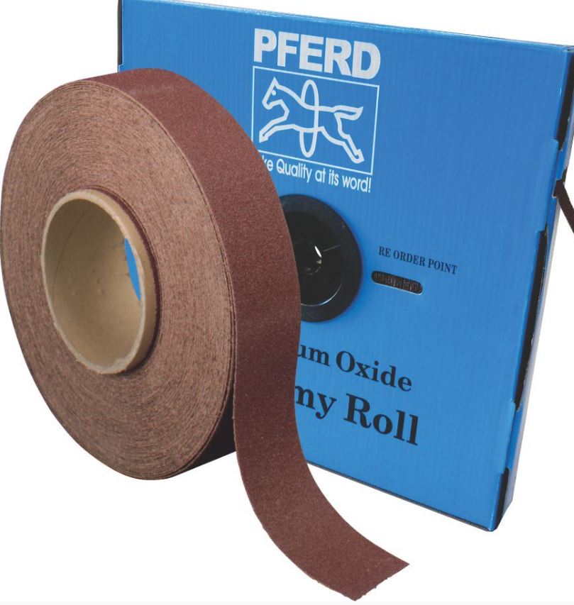 PFERD Economy Roll General Purpose Aluminium Oxide Er 25 A 25mm x 50mm grinding Pferd