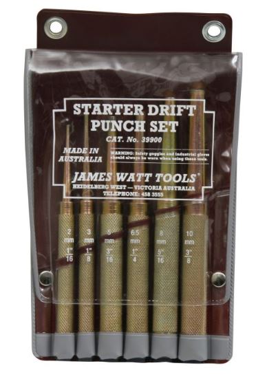 James Watt Starter Drifts 6 Piece Set 4SDSET6 punch set James Watt