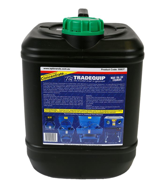 TQB Parts Washer Concentrate 10 Litre 5083T Pick Up In Store Washers TQB Trade Quip