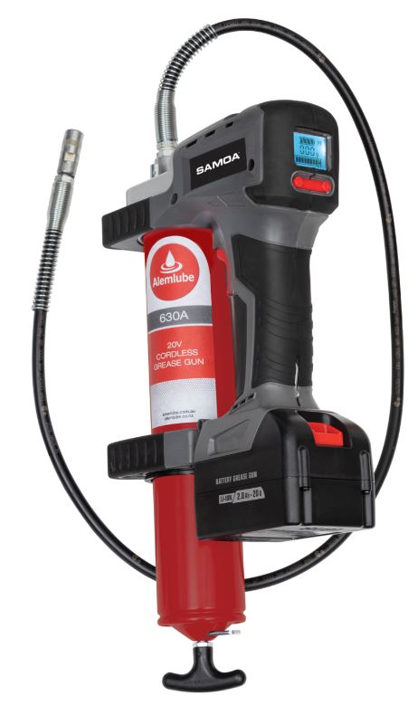 Alemlube 20V Lithium-ion Cordless Grease Gun 450g 630A Grease Pumps and Guns Alemlube